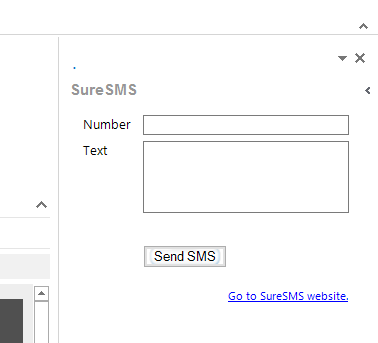 sms outlook plugin Guía del complemento