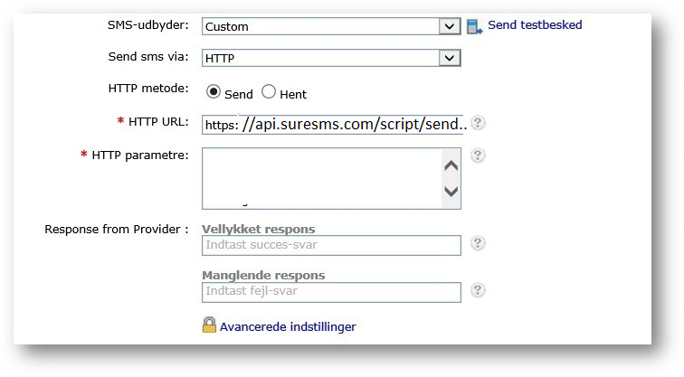 Capture d'écran de la liste des fournisseurs de passerelles SMS dans AD SelfServicePlus